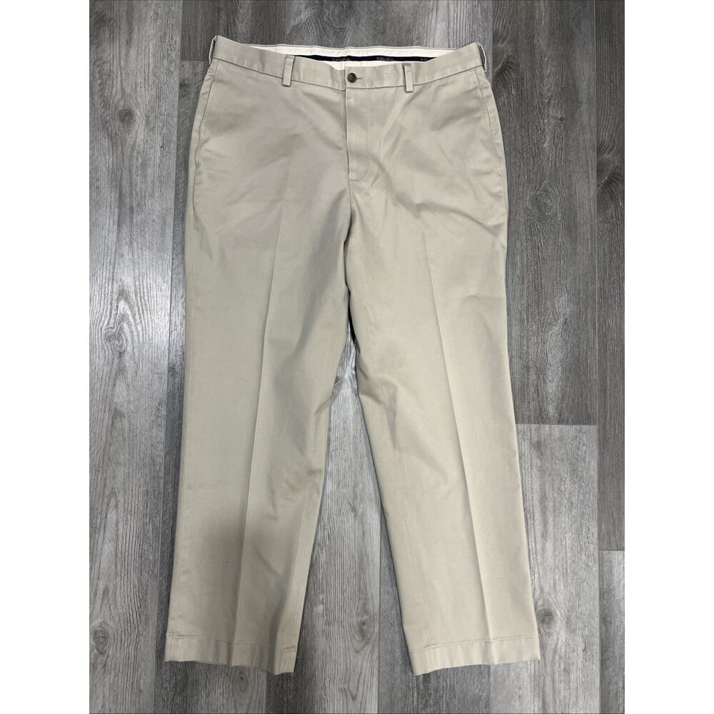Brooks Brothers Advantage Clark Chino Pants Stretch Beige Mens Size 36X30